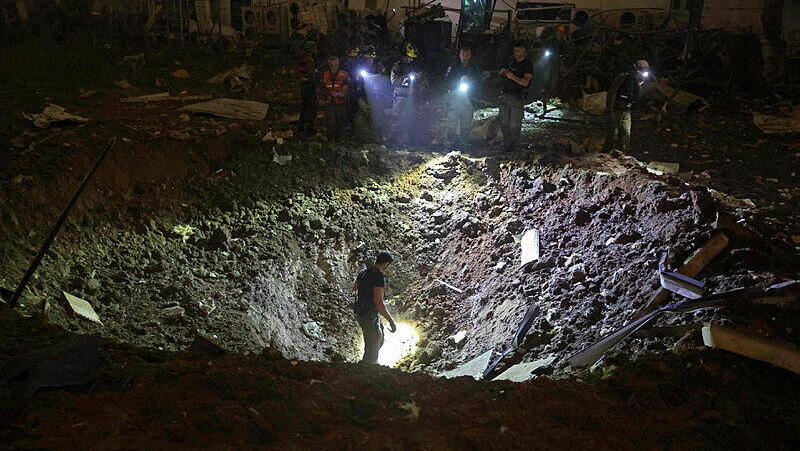 פגיעה של טיל איראני ב פתח תקווה בין השאר נפגע מפעל רחפנים של אירוסול  2.4.26