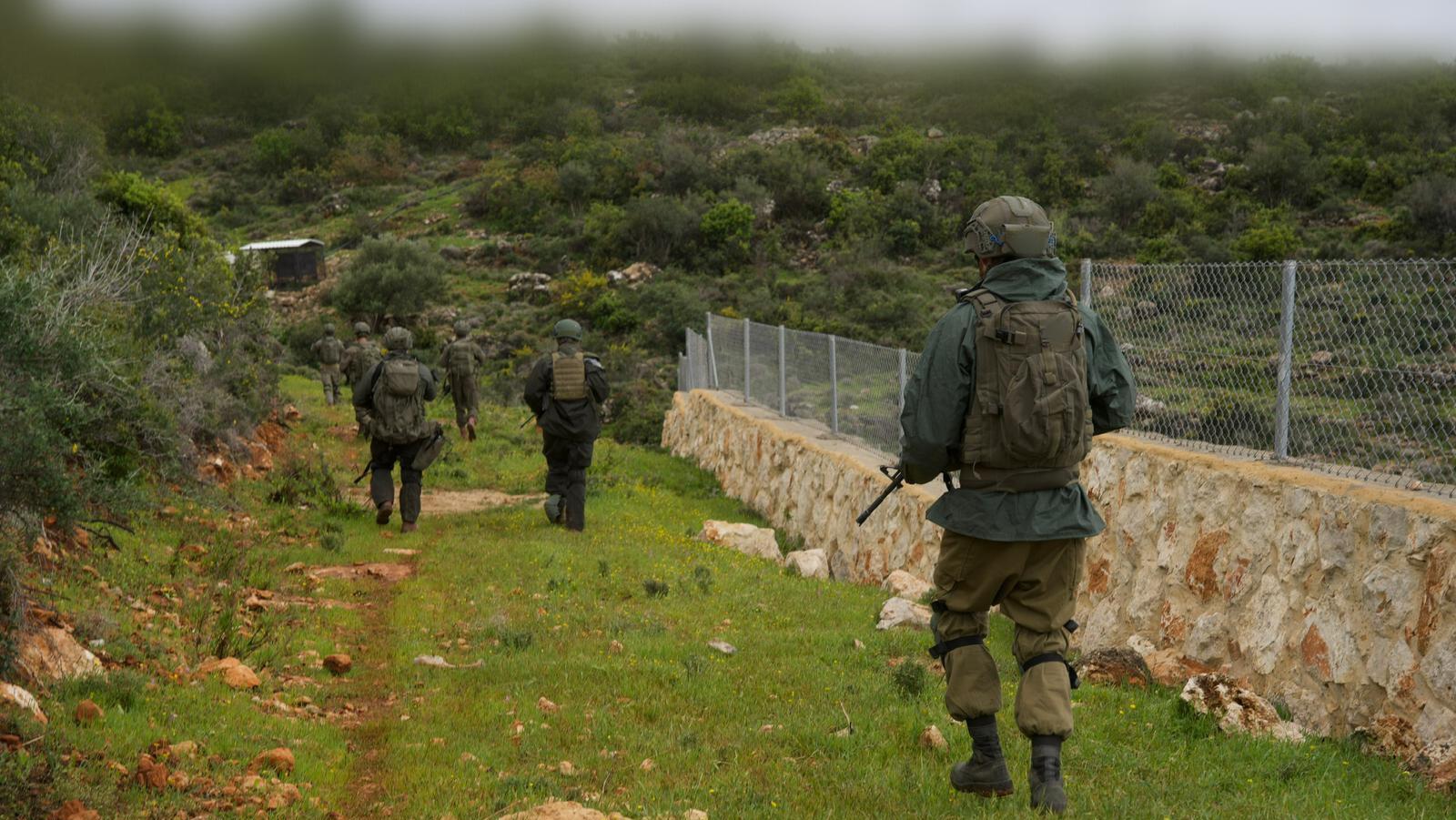 לוחמים חיילים מילואים דרום לבנון שאגת הארי צה"ל