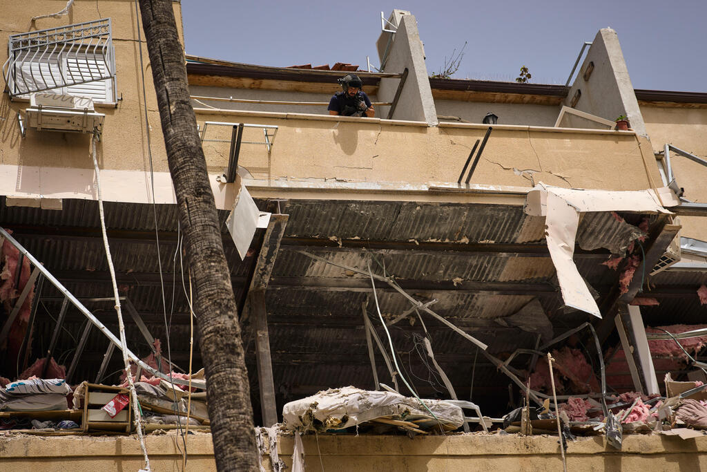 בני ברק פגיעה ישירה נזק טיל איראן שאגת הארי