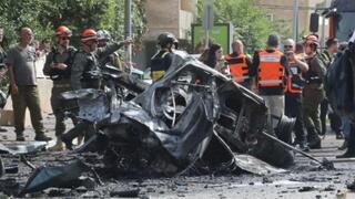 רמת גן נזק בניינים רכב שרוף טיל מתפצל איראן 2