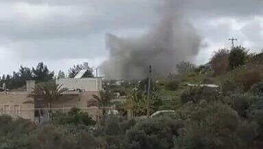 דיר אל אסד נפילה פגיעה ב רכב נזקים ירי שיגור לבנון