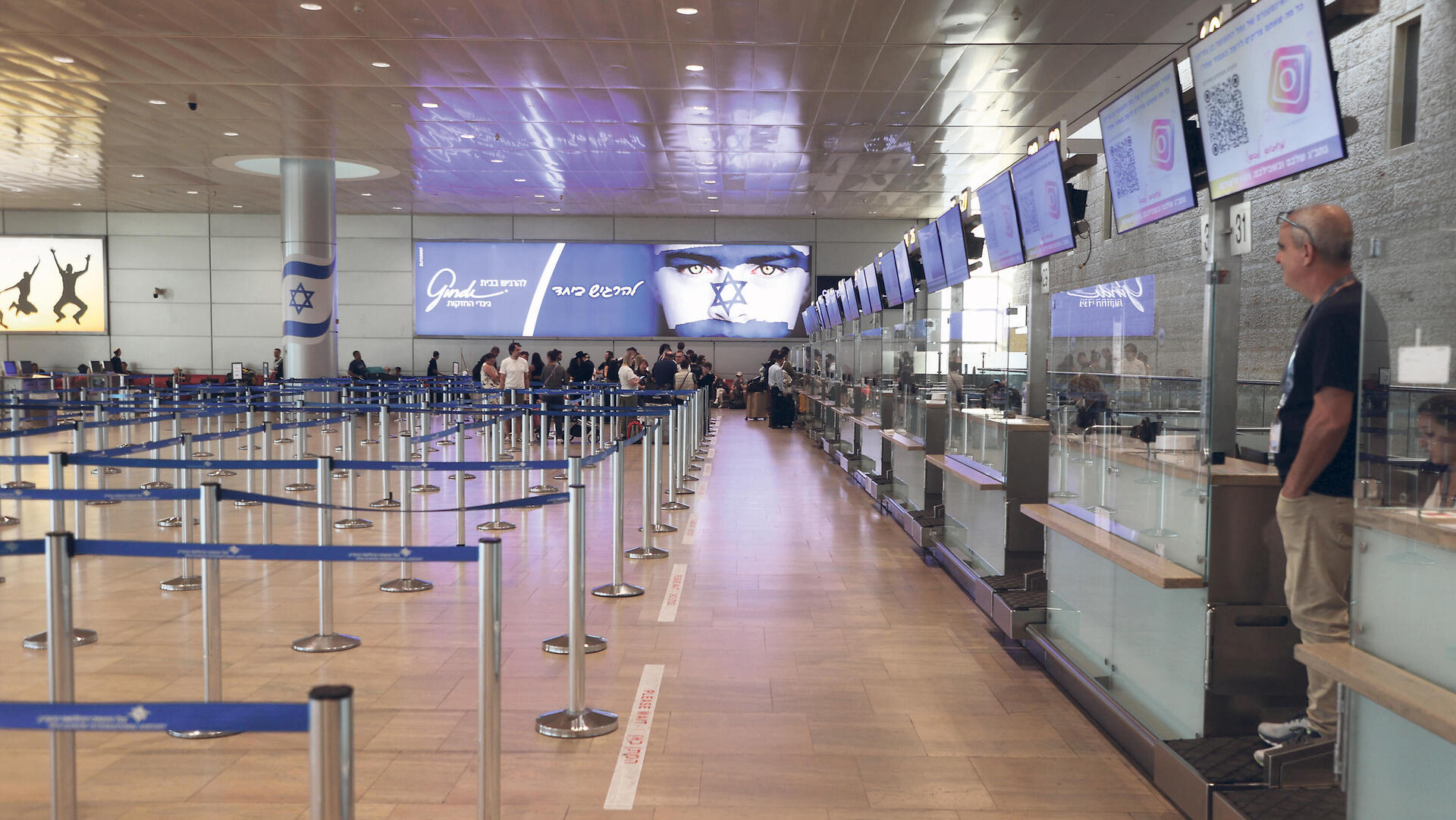 טרמינל 3 ריק ב נתב"ג נמל התעופה בן גוריון