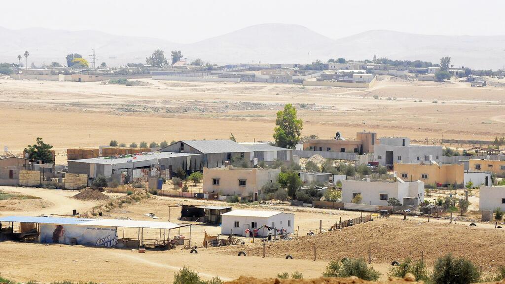 היישוב א-סייד (צילום: Romayan via Wikimedia Commons) בתים ב יישוב א-סייד כפר בדואי ב נגב 2012