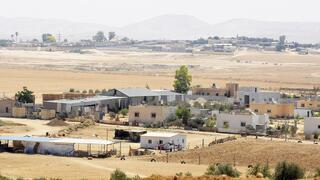 בתים ב יישוב א-סייד כפר בדואי ב נגב 2012