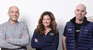מימין: עמרי אמירב דרורי , שרי ברונפלד ו גיגי לוי וייס - שותפים בקרן NFX