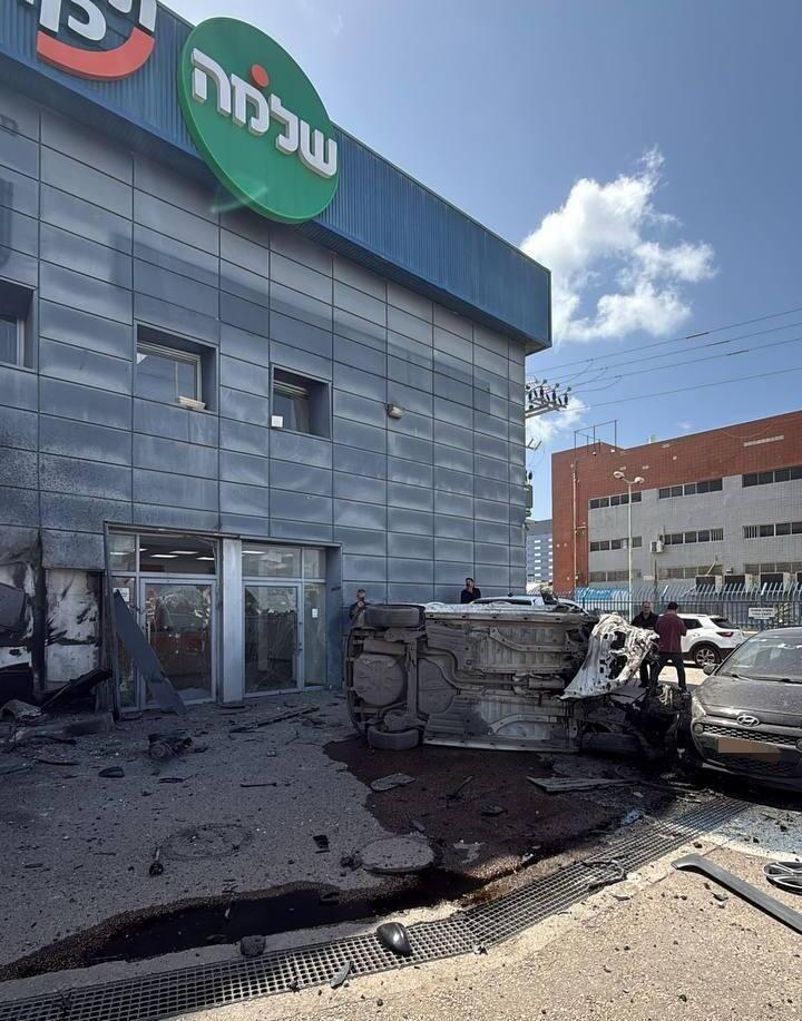 פתח תקווה פגיעה נזק טיל איראן שאגת הארי