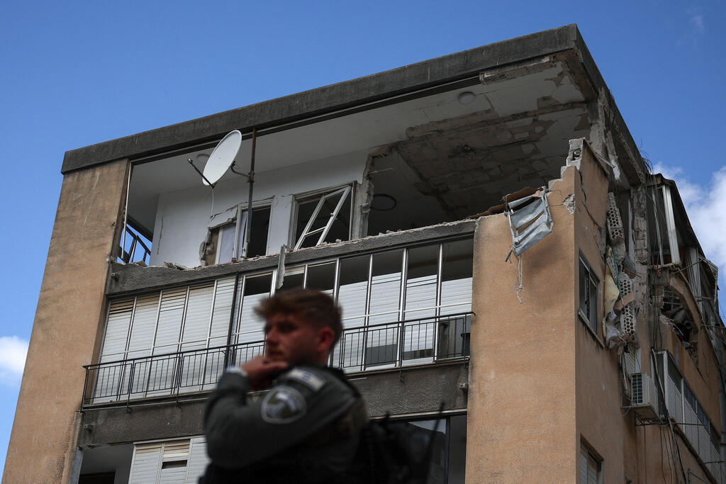 הרס ב רמת גן 3 מ טיל איראני מלחמה עם איראן 6.4.26