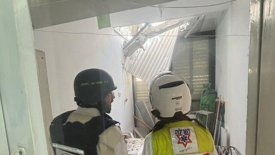 רמת גן נפילה מבנה פגיעה הרס שיגורים