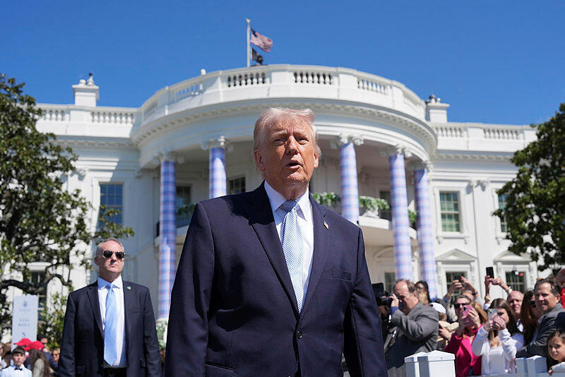 נשיא ארה"ב דונלד טראמפ ב בית הלבן אירוע פסחא 6.4.26