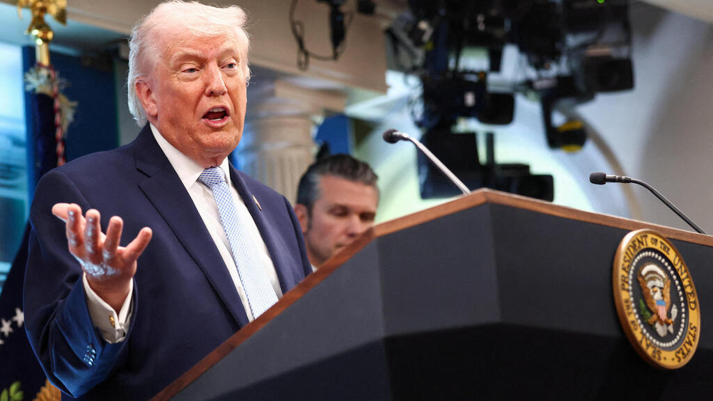 נשיא ארה"ב דונלד טראמפ 8.4.26