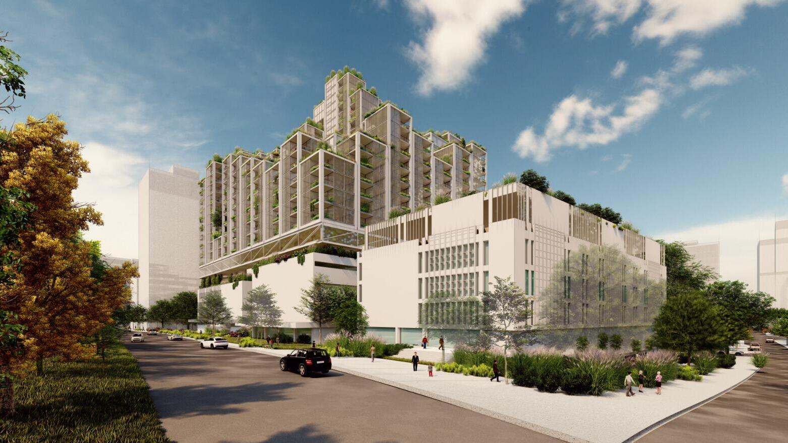 הדמיית בית מרס תל אביב 