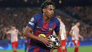 ליגת האלופות ברצלונה אתלטיקו מדריד אפריל 26 לאמין ימאל 2