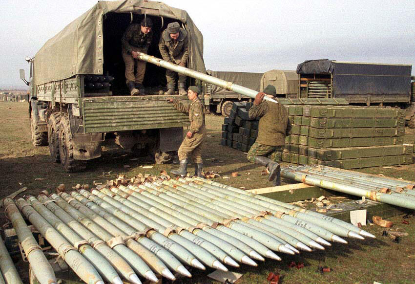 הקברניט רקטות גראד ארטילריה