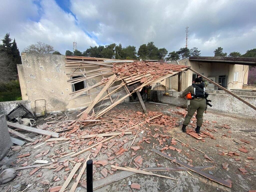 משגב עם צפון פגיעה ישירה בית לבנון חיזבאללה 2