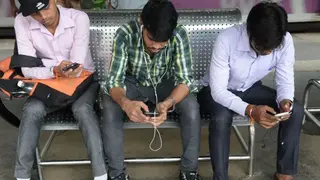 הודים גולשים ב נייד