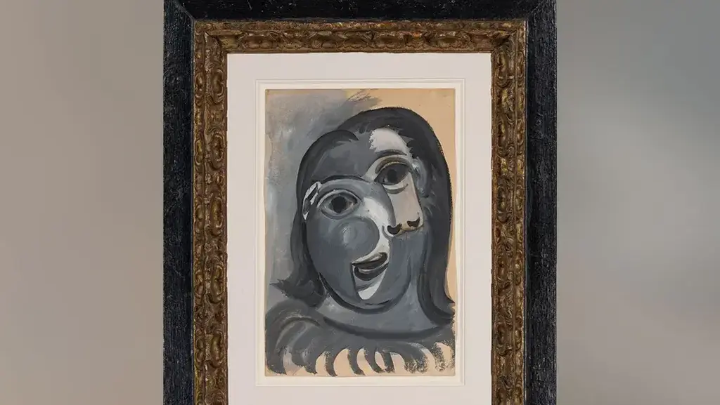 הציור של פיקאסו "ראש אשה"שיחולק בהגרלה (צילום: Succession Picasso via Christie's) הגרלה ציור של פיקאסו "ראש אשה" Tête de femme