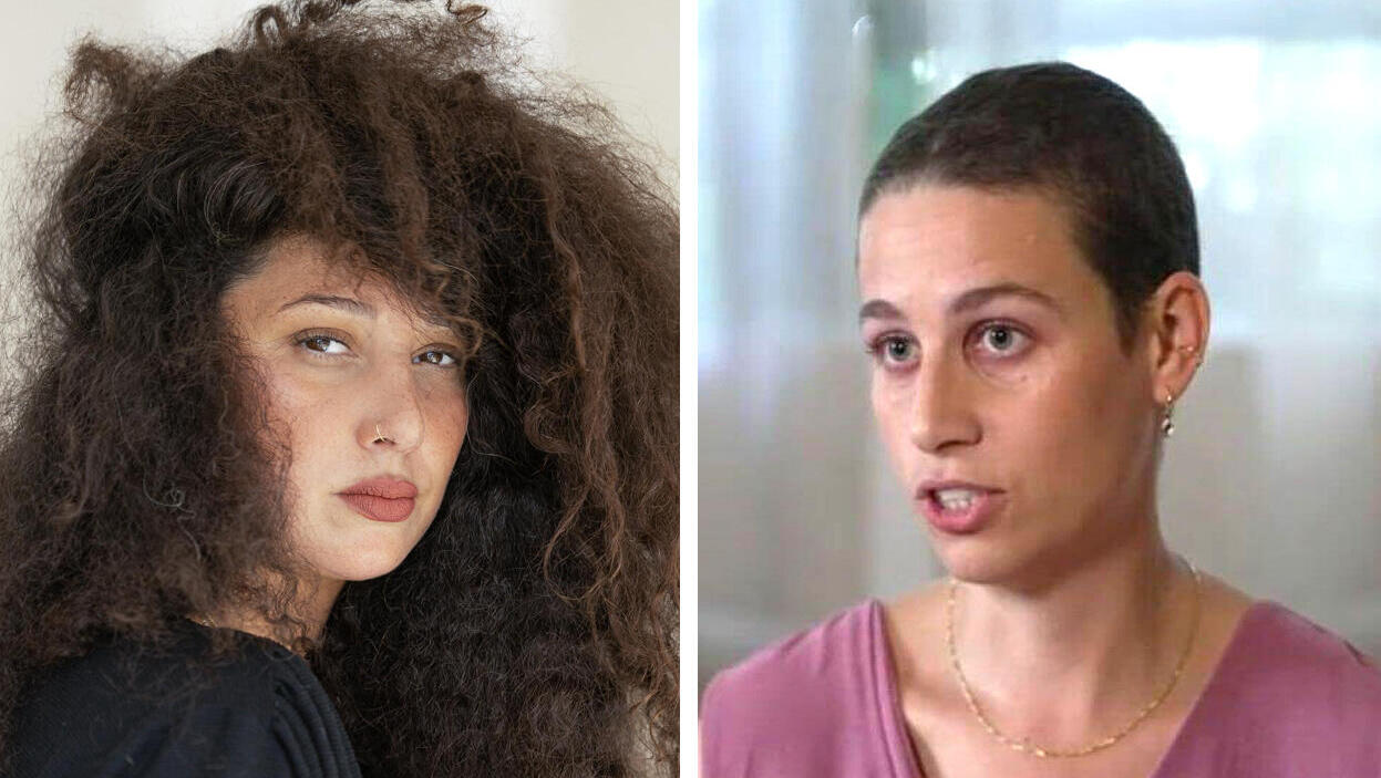 מימין נעמה שחר ו שי לי עטרי התלוננו נגד אותו החשוד באונס שתיהן