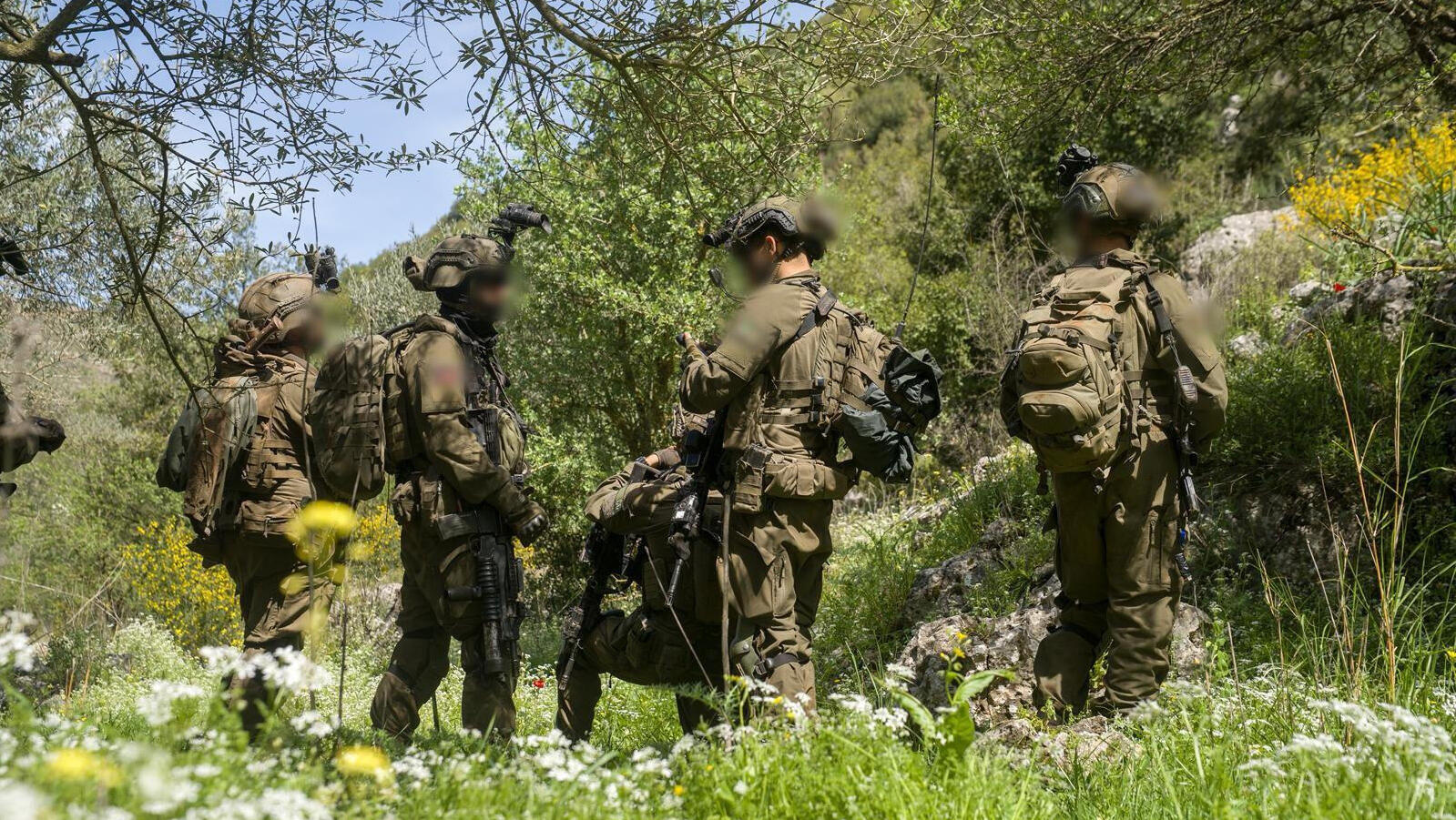 פעילות כוחות אוגדה 162 חיילי צה"ל בדרום לבנון