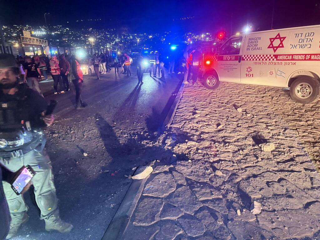 זירת נפילת כטב"ם ב כרמיאל 16.4.26