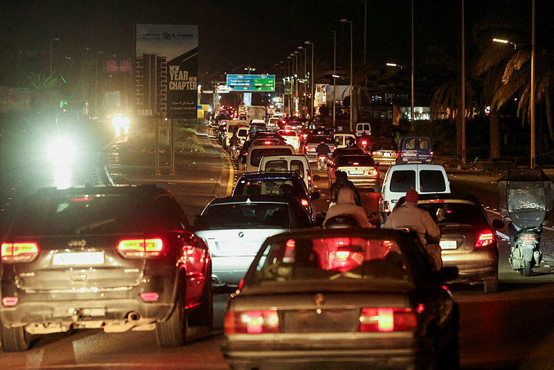 תושבים באזור צידון חוזרים לבתיהם (צילום: REUTERS/Aziz Taher) פקקים באזור צידון לבנון לבנונים חוזרים לביתם אחרי הפסקת האש הפסקת אש 17.4.26