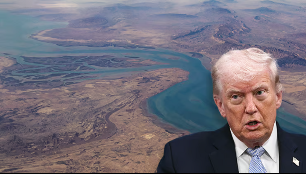 נשיא ארה"ב דונלד טראמפ ומצר הורמוז ששוב נחסם