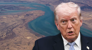 נשיא ארה"ב דונלד טראמפ ומצר הורמוז ששוב נחסם