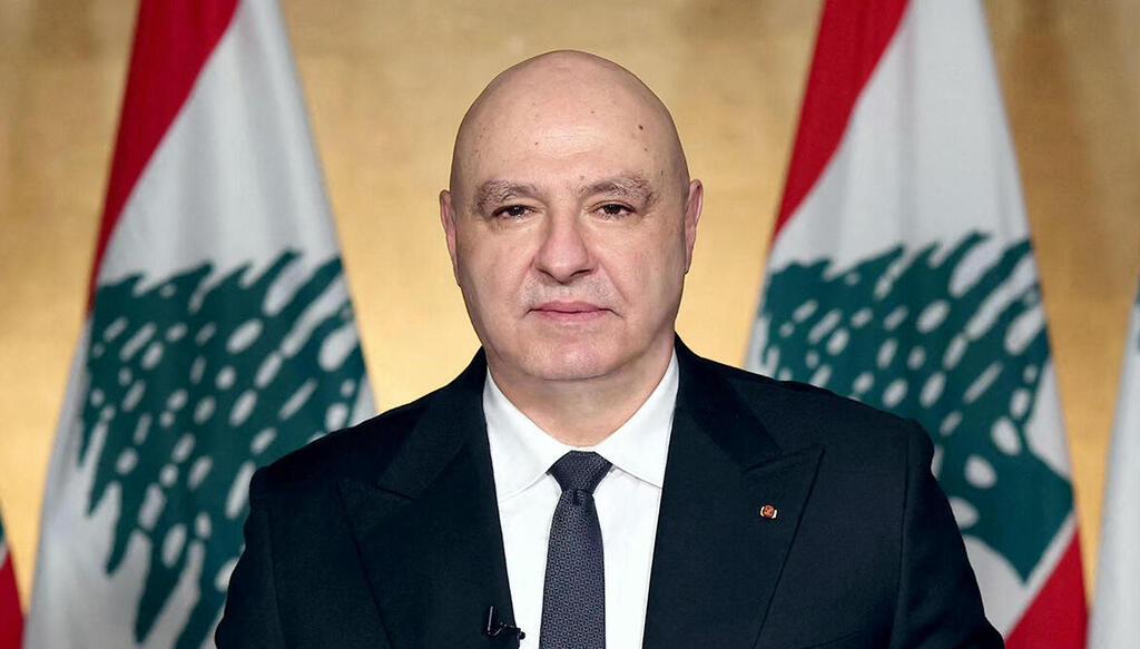 נשיא לבנון ג'וזף עאון