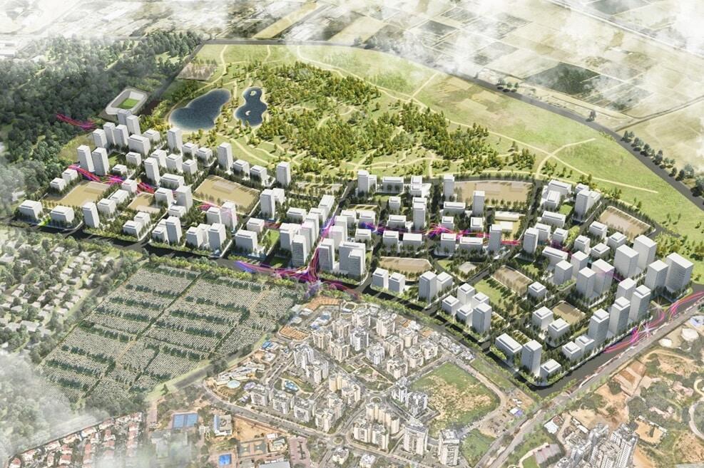 רובע הפארק הצפוני ראשון לציון 