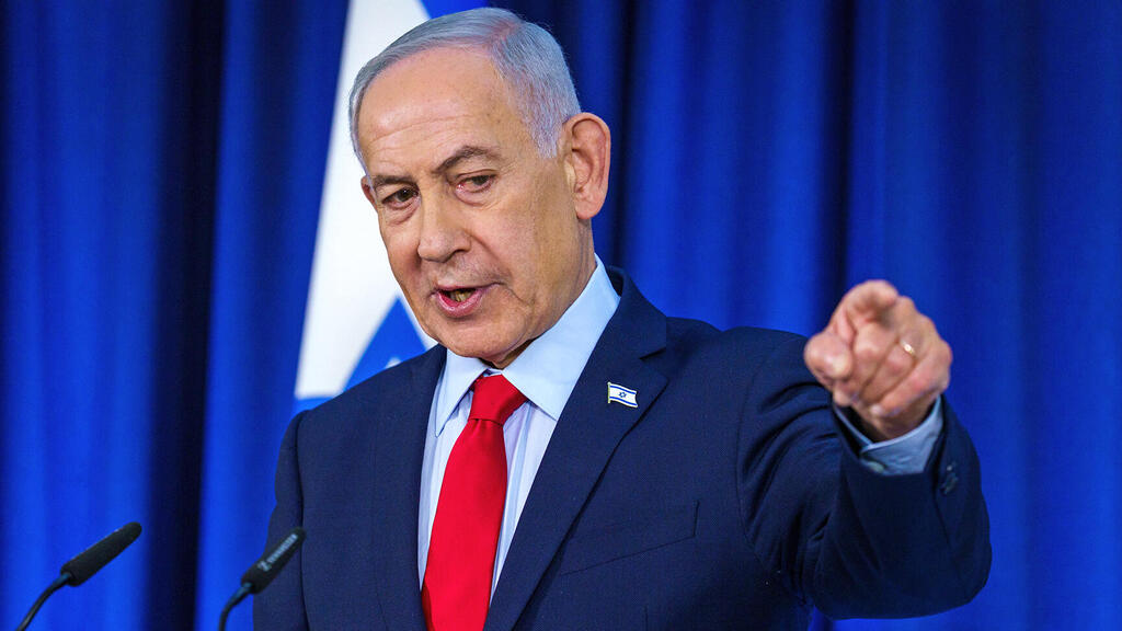 נתניהו. "נכנס לתמונה" כדי למנוע פיצול בין דגל התורה ואגודת ישראל גם במחיר של מניעת לימודי ליבה (צילום: שלו שלום) ראש הממשלה בנימין נתניהו 19.3.26