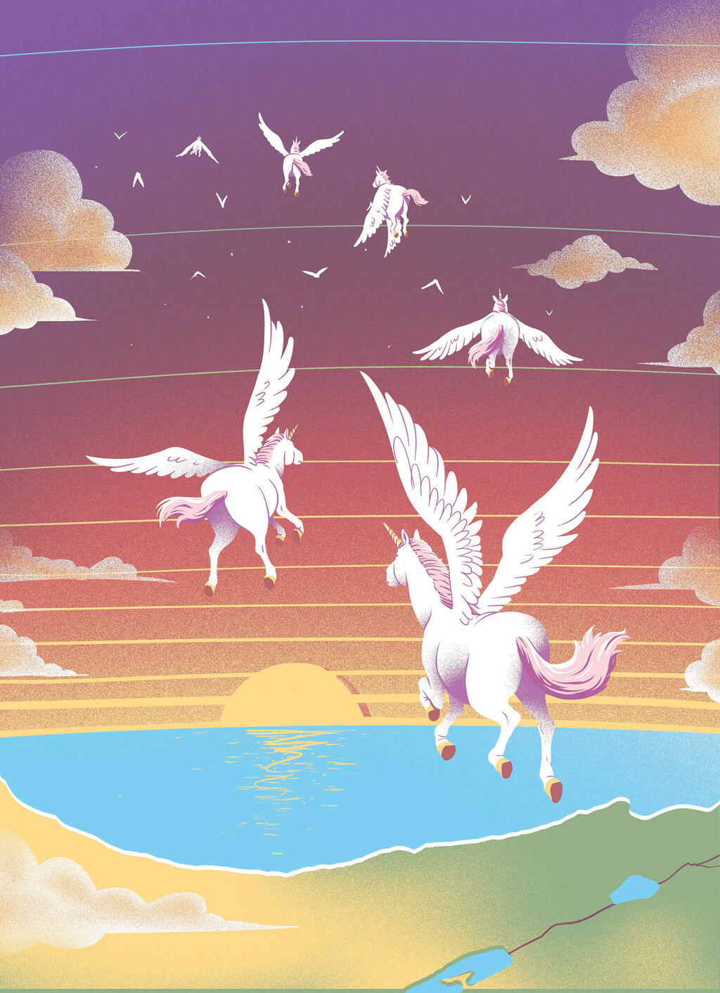 מוסף עצמאות מנהלים איור חדי קרן