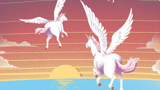 מוסף עצמאות מנהלים איור חדי קרן