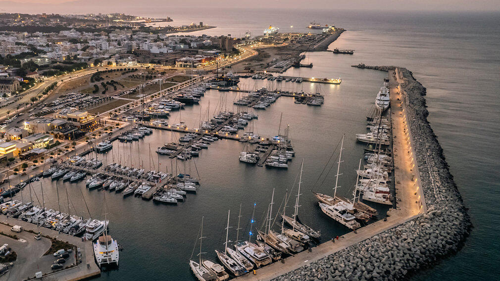 מרינה ב רודוס יוון ש נרכשה על ידי חברת ישראלית ישפרו בבעלות ירון אדיב ו כידן דהרי