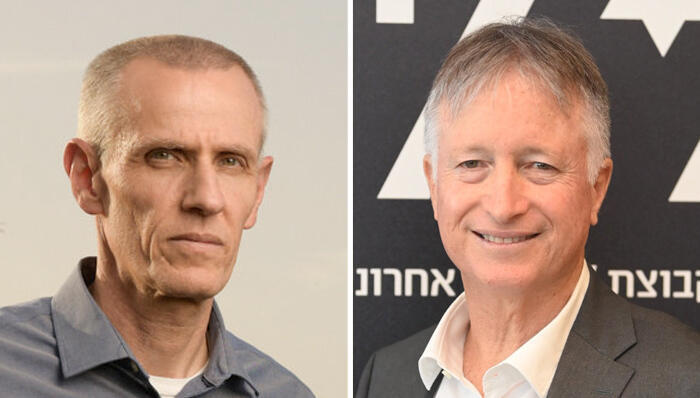 מימין ראם עמינח ו יעקב קוינט 