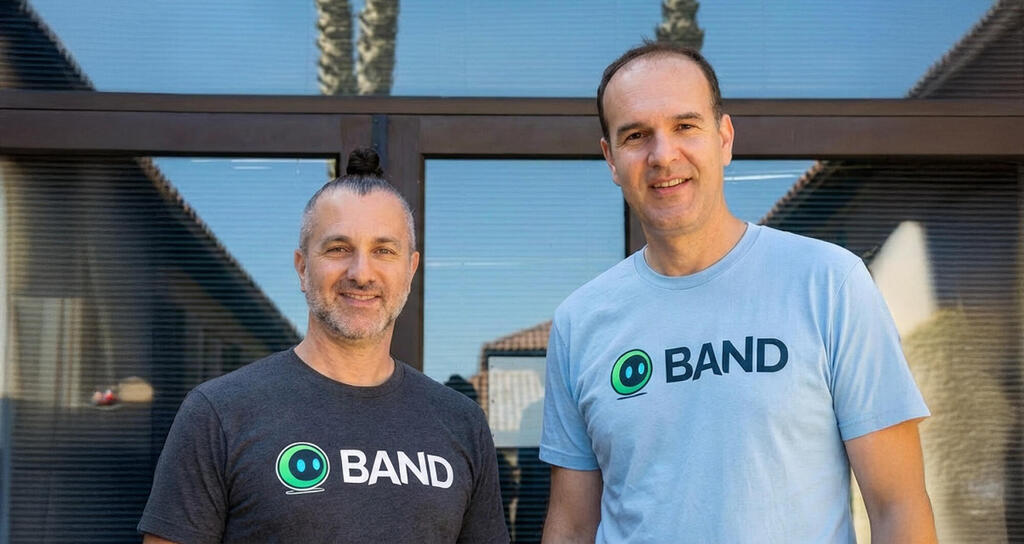 מימין ולאד לוזין ואריק גומנובסקי מייסד BAND