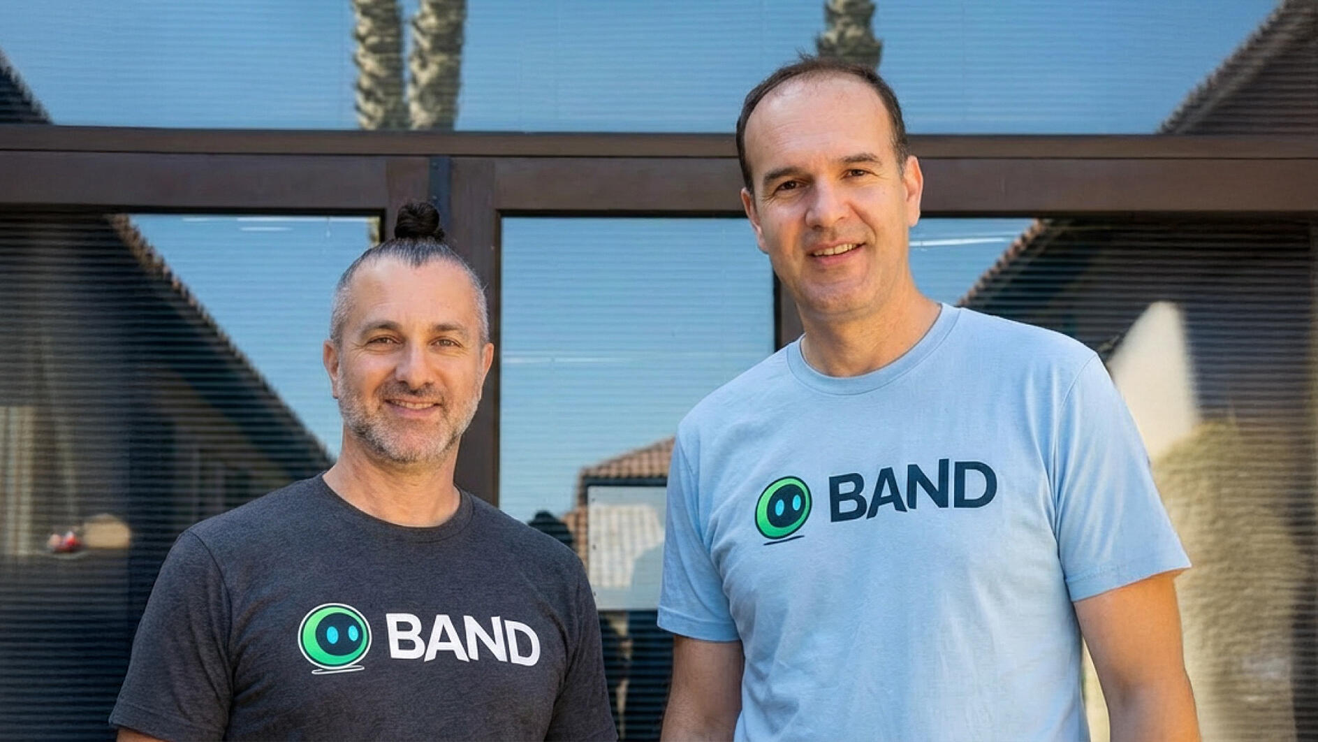 מימין ולאד לוזין ואריק גומנובסקי מייסד BAND