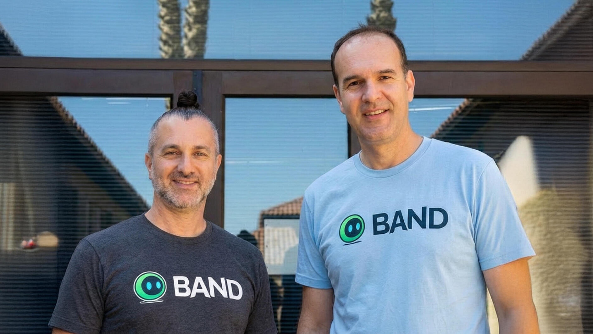 מימין ולאד לוזין ואריק גומנובסקי מייסד BAND