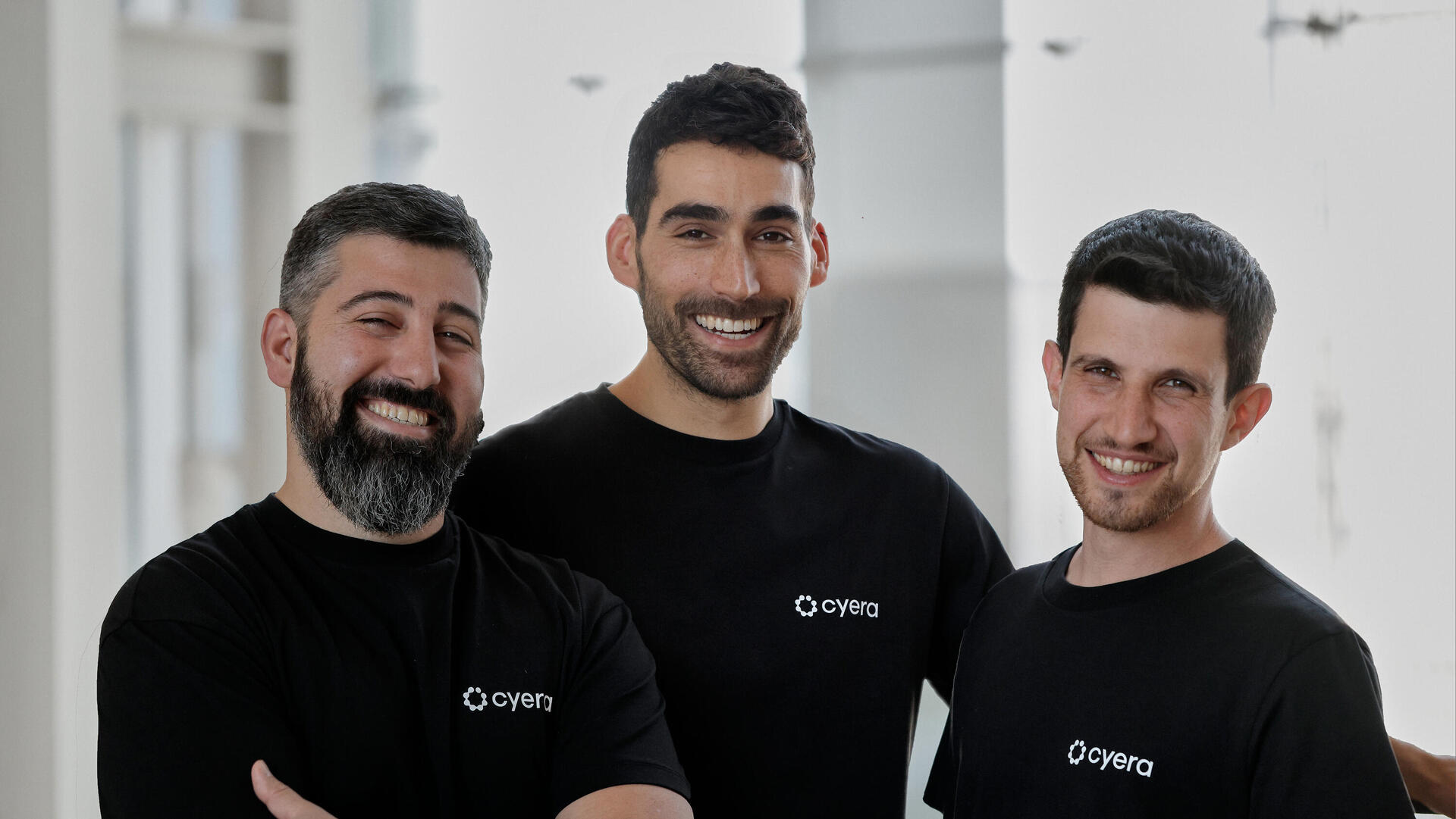 מייסדי cyera מימין יונתן איתי תמר בר אילן ו יותם שגב