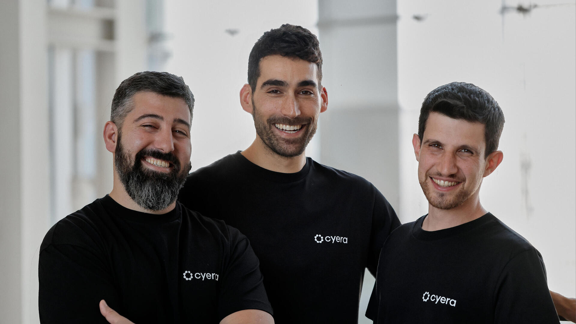 מייסדי cyera מימין יונתן איתי תמר בר אילן ו יותם שגב