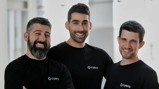 מייסדי cyera מימין יונתן איתי תמר בר אילן ו יותם שגב