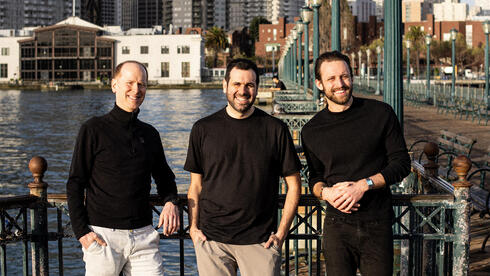 Oasis Security founders with Michael DeCesare (left). 