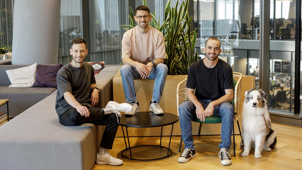 מייסדי Ryft מימין גיא גדון יובל יוגב ו יוסי רייטבלט