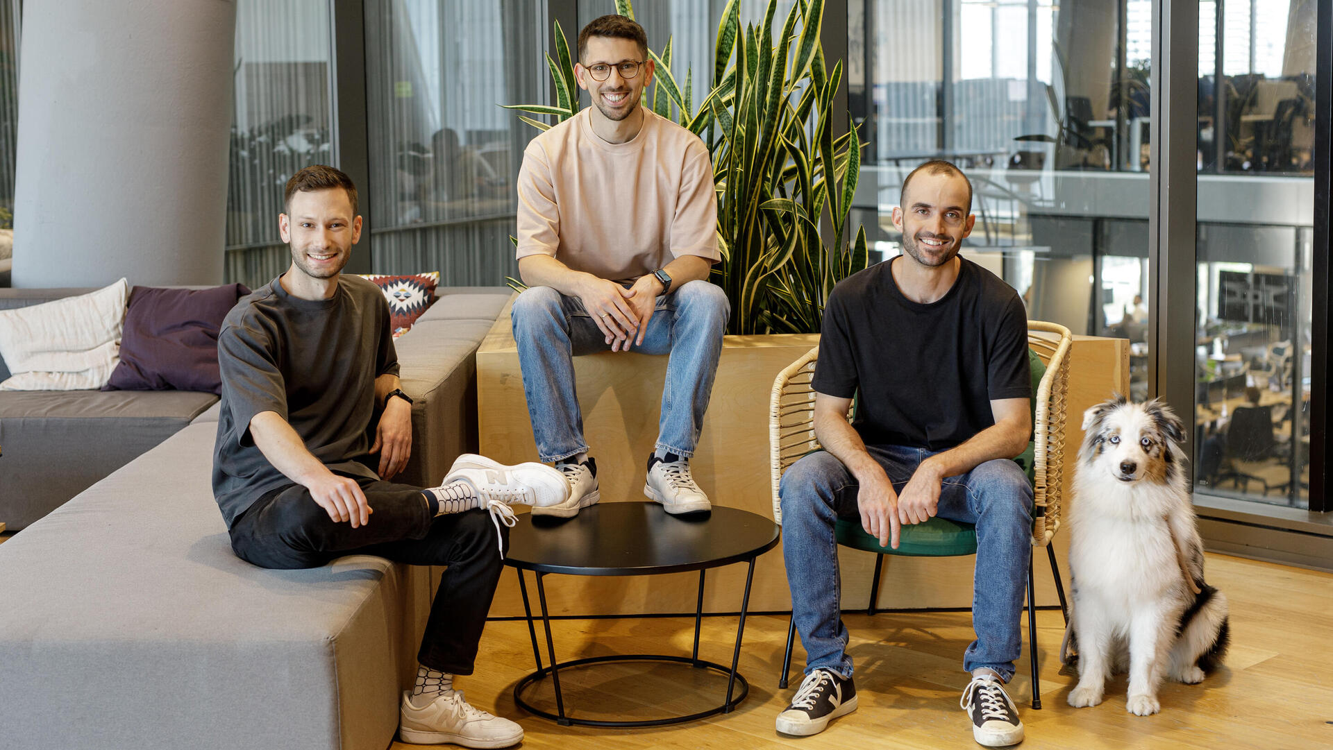 מייסדי Ryft מימין גיא גדון יובל יוגב ו יוסי רייטבלט