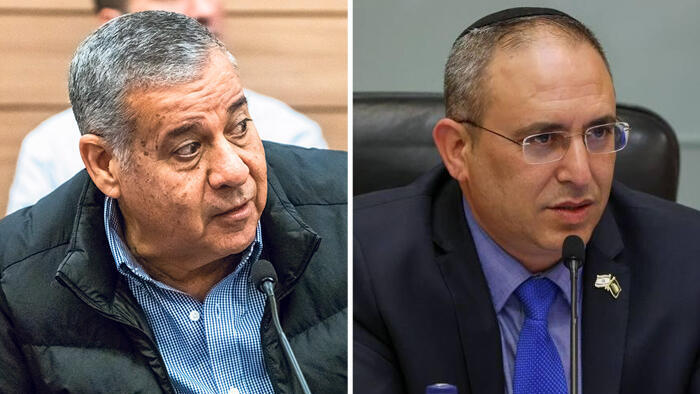 חברי הכנסת שלום דנינו ו אליהו רביבו מהליכוד