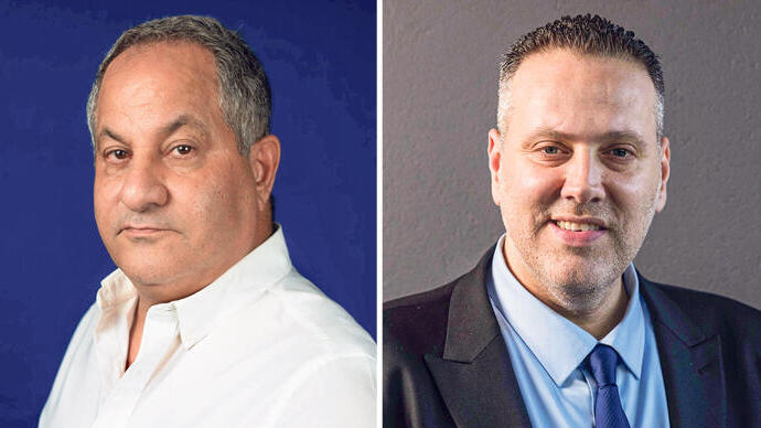 השר מיקי זוהר ואיש הביטוח עזרא גבאי