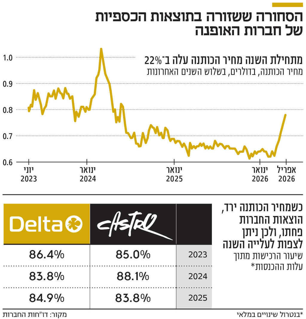 אינפו הסחורה ששזורה בתוצאות הכספיות של חברות האופנה