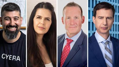 From left: Yotam Segev, Jenny Fielding, Paul Fogel  Hanan Friedman  