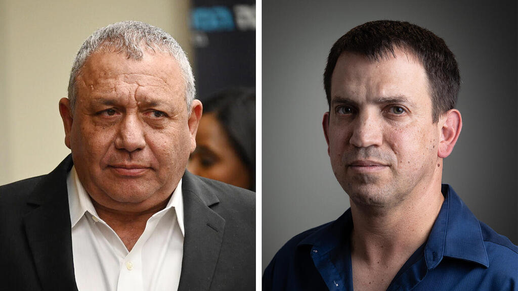 מימין שאול מרידור ו גדי אייזנקוט