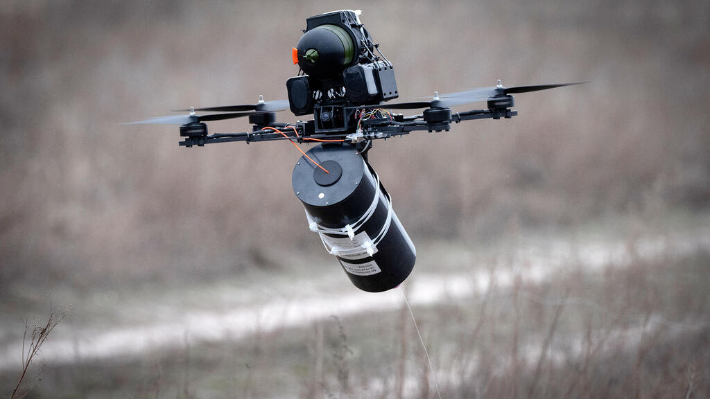 Fiber optic drone רחפן סיבים אופטיים צבא אוקראינה