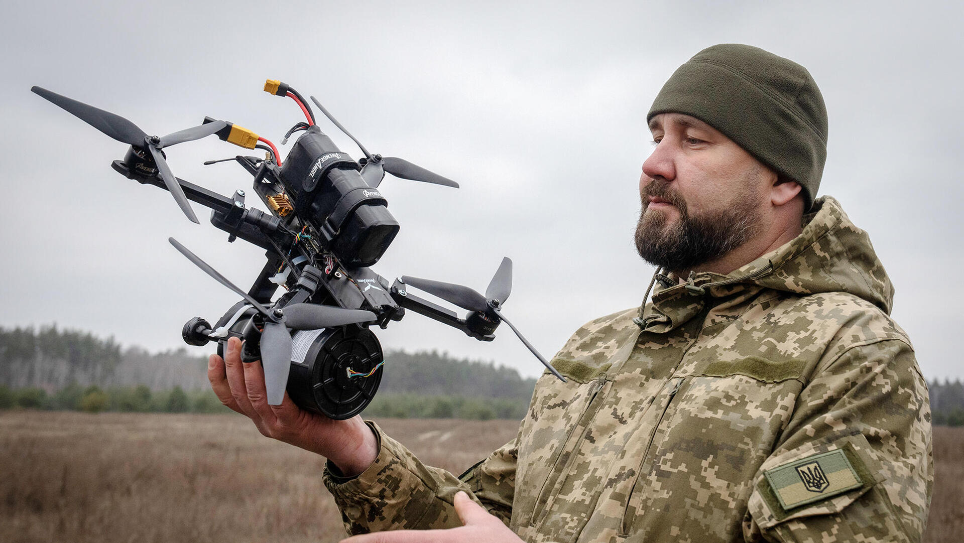 Fiber optic drone רחפן סיבים אופטיים צבא אוקראינה