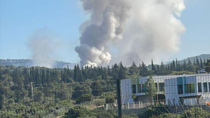 פגיעה של רחפן נפץ באזור שומרה בצפון חיזבאללה לבנון 30.4